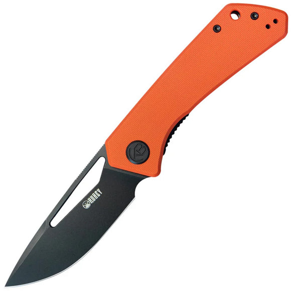 Kubey Thalia Linerlock Orange G10 Folding 14C28N Drop Pt Pocket Knife 331O