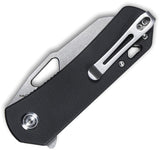 Kubey Duroc Linerlock Black G10 Folding AUS-10 Sheepsfoot Pocket Knife 332I