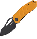 Kubey Ceyx Linerlock Yellow G10 Folding D2 Steel Pocket Knife 335C