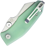 Kubey Monsterdog Linerlock Jade G10 Folding 14C28N Pocket Knife 337L