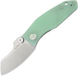 Kubey Monsterdog Linerlock Jade G10 Folding 14C28N Pocket Knife 337L