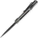 Kubey Verijero Framelock Gray Titanium Folding Black 14C28N Pocket Knife 340B