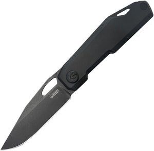 Kubey Verijero Framelock Black 6AL4V Titanium Folding 14C28N Pocket Knife 340D