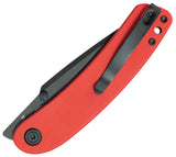 Kubey Momentum Linerlock Red G10 Folding D2 Steel Drop Pt Pocket Knife 344P