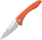 Kubey Merced Linerlock Orange G10 Folding 14C28N Drop Pt Pocket Knife 345S