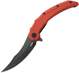 Kubey Wave Crest Linerlock Red G10 Folding 14C28N Pikal Pocket Knife 346E