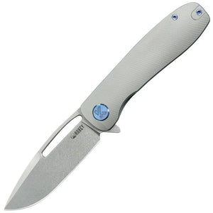 Kubey Supercell Linerlock Gray Titanium Folding 14C28N Pocket Knife 353A