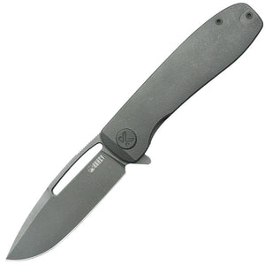 Kubey Supercell Linerlock Dark Gray Titanium Folding 14C28N Pocket Knife 353C