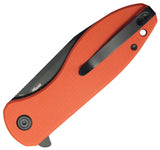 Kubey Master Chief Linerlock Orange G10 Folding 14C28N Pocket Knife 358O