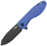Kubey Master Chief Linerlock Blue G10 Folding 14C28N Pocket Knife 358P