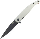 Kubey MOS Hydra Linerlock White G10 Folding 14C28N Spear Pt Pocket Knife 361B