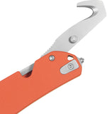 Kubey 10-8 Button Lock Orange G10 Folding 14C28N Sheepsfoot Pocket Knife 363B