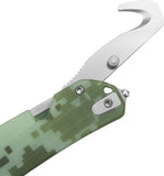 Kubey 10-8 Button Lock Digital Camo G10 Folding 14C28N Sheepsfoot Pocket Knife 363D