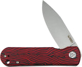 Kubey NEO Linerlock Red & Black G10 G-Mascus Folding AUS-10 Pocket Knife 371E