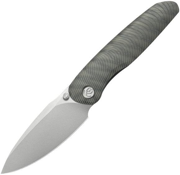 Kubey KB Knives Pioneer Framelock Flamed Titanium Folding 20CV Pocket Knife 379B