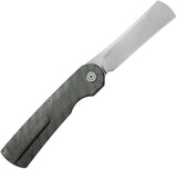 Kubey KB Knives Ikul Button Lock Flamed Titanium Folding Bohler M390 Pocket Knife 380B