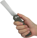 Kubey KB Knives Ikul Button Lock Flamed Titanium Folding Bohler M390 Pocket Knife 380B