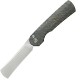 Kubey KB Knives Ikul Button Lock Flamed Titanium Folding Bohler M390 Pocket Knife 380B