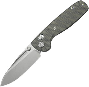 Kubey KB Knives Bluff Crossbar Lock Flamed Titanium Folding M390 Pocket Knife 383G