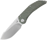 Kubey KB Knives Snorri Framelock Flamed Titanium Folding Bohler M390 Pocket Knife 388B
