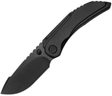 Kubey KB Knives Snorri Framelock Black Titanium Folding Bohler M390 Pocket Knife 388C