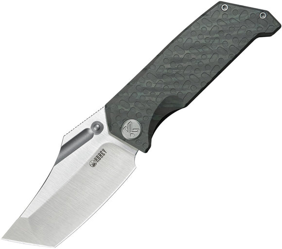 Kubey Hamster Framelock Flamed Titanium Folding 14C28N Pocket Knife 402C