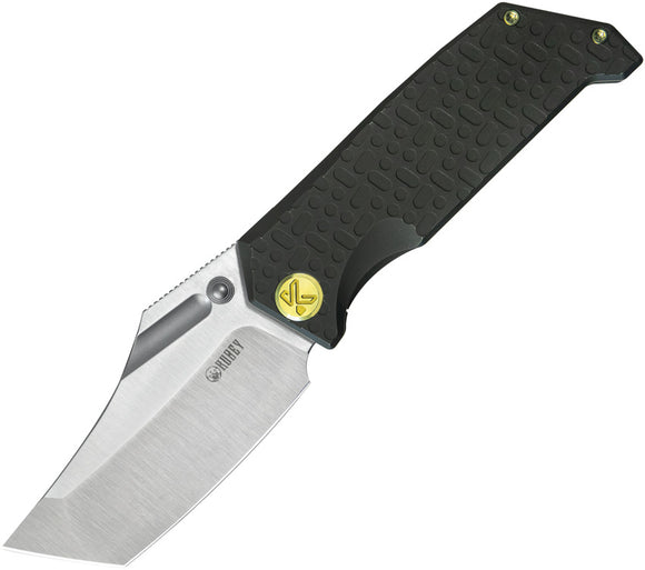 Kubey Hamster Framelock Black Titanium Folding 14C28N Pocket Knife 402D