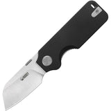 Kubey Boxer Linerlock Black G10 Folding 14C28N Sheepsfoot Pocket Knife 407A