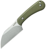 Kubey Rockhopper Green Micarta 14C28N Fixed Blade Knife w/ Sheath 412E