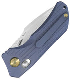 Kubey Jarpen Crossbar Lock Blue Titanium Folding CPM-S90V Pocket Knife 415E