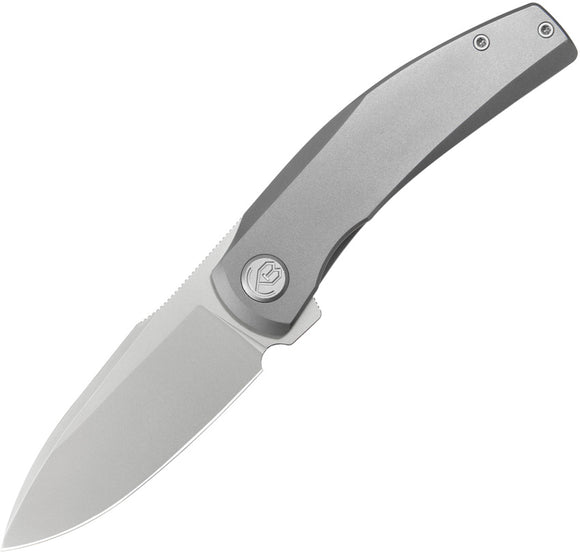 Kubey KB Knives Taurus Framelock Gray Titanium Folding Bohler M390 Pocket Knife 418A