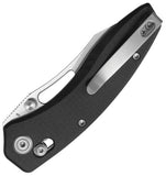 Kubey Caiman Crossbar Lock Black G10 Folding San Mai 2 Pocket Knife 421A