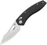 Kubey Caiman Crossbar Lock Black G10 Folding San Mai 2 Pocket Knife 421A