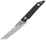 Kubey Goliath Black G10 14C28N Tanto Fixed Blade Knife w/ Sheath 430A