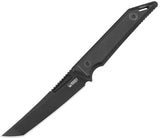 Kubey Goliath Blackout G10 14C28N Tanto Fixed Blade Knife w/ Sheath 430B