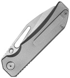 Kubey KB Knives Venom Top Linerlock Gray Titanium Folding CPM-S90V Pocket Knife 435A