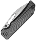 Kubey KB Knives Venom Top Linerlock Dark Gray Titanium Folding CPM-S90V Pocket Knife 435C
