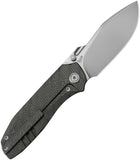 Kubey KB Knives Agera Framelock Flamed Titanium Folding M390 Pocket Knife 437B