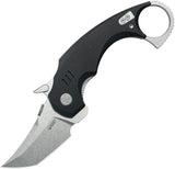 Kubey Jaw Tanto Karambit Linerlock Black G10 Folding 14C28N Pocket Knife 439A