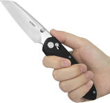 Kubey Bonza Crossbar Lock Black G10 Folding 14C28N Pocket Knife 446A