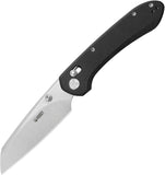 Kubey Bonza Crossbar Lock Black G10 Folding 14C28N Pocket Knife 446A