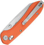 Kubey Bonza Crossbar Lock Orange G10 Folding 14C28N Pocket Knife 446B