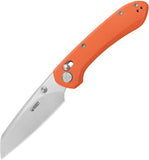 Kubey Bonza Crossbar Lock Orange G10 Folding 14C28N Pocket Knife 446B