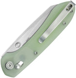 Kubey Bonza Crossbar Lock Jade G10 Folding 14C28N Pocket Knife 446C