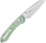 Kubey Bonza Crossbar Lock Jade G10 Folding 14C28N Pocket Knife 446C