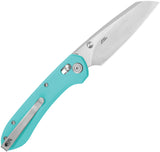 Kubey Bonza Crossbar Lock Light Blue G10 Folding 14C28N Pocket Knife 446D
