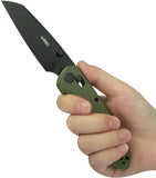 Kubey Bonza Crossbar Lock Green G10 Folding 14C28N Pocket Knife 446E