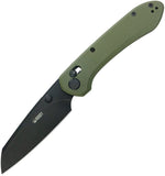Kubey Bonza Crossbar Lock Green G10 Folding 14C28N Pocket Knife 446E