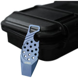 Kubey Blue Titanium Keyring Pry Bar Bottle Opener Multi-Tool 447B