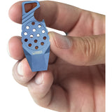 Kubey Blue Titanium Keyring Pry Bar Bottle Opener Multi-Tool 447B